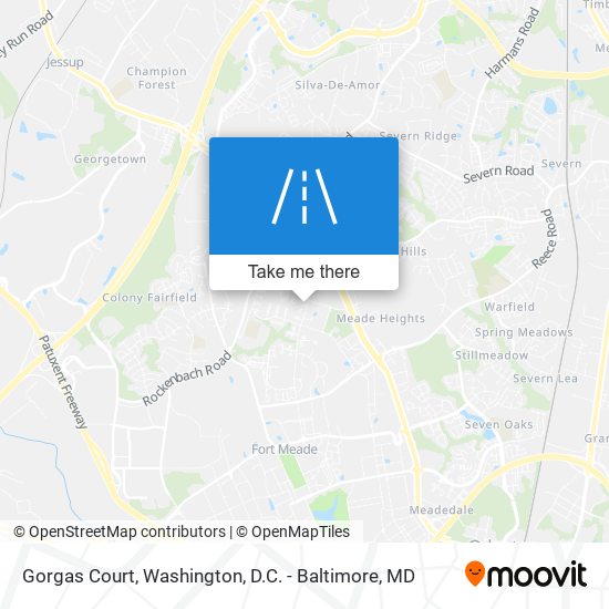 Mapa de Gorgas Court