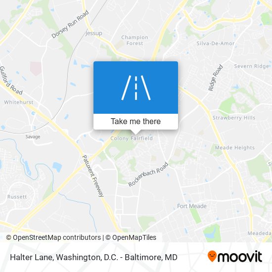 Mapa de Halter Lane