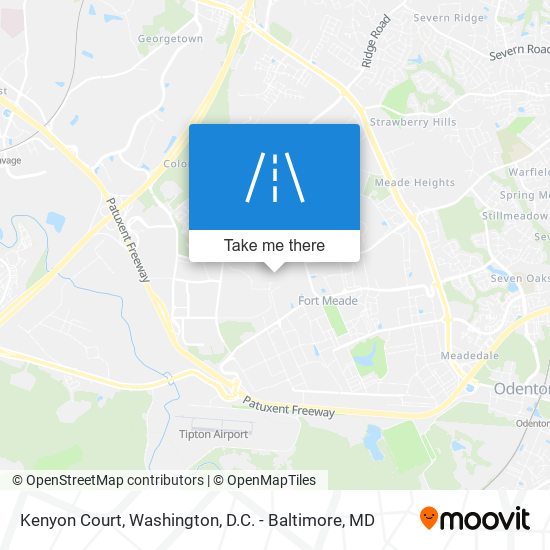 Kenyon Court map