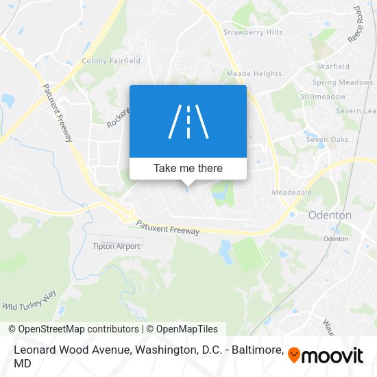 Leonard Wood Avenue map