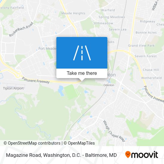 Mapa de Magazine Road