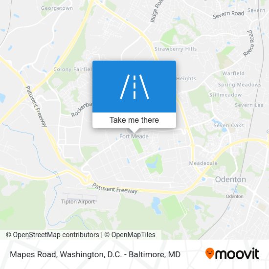 Mapes Road map