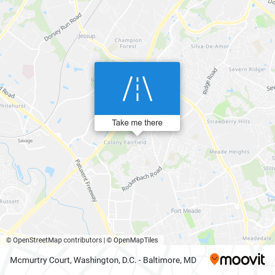 Mcmurtry Court map