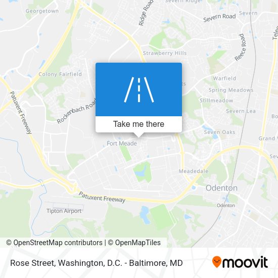 Rose Street map