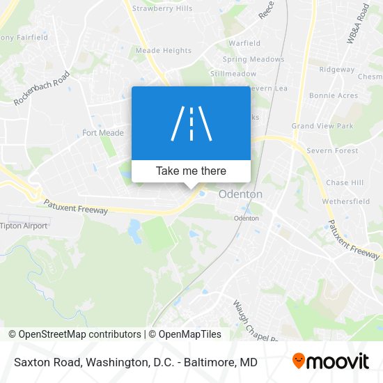 Saxton Road map
