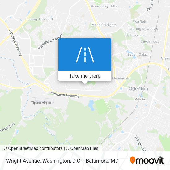 Wright Avenue map