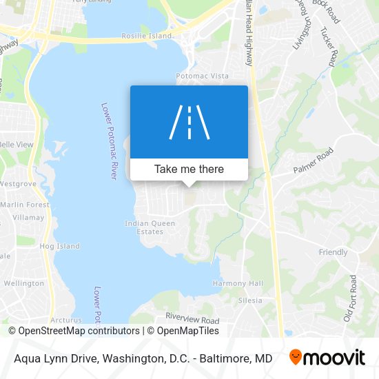 Aqua Lynn Drive map