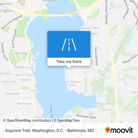 Argonne Trail map