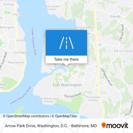 Mapa de Arrow Park Drive