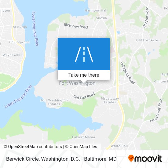 Berwick Circle map