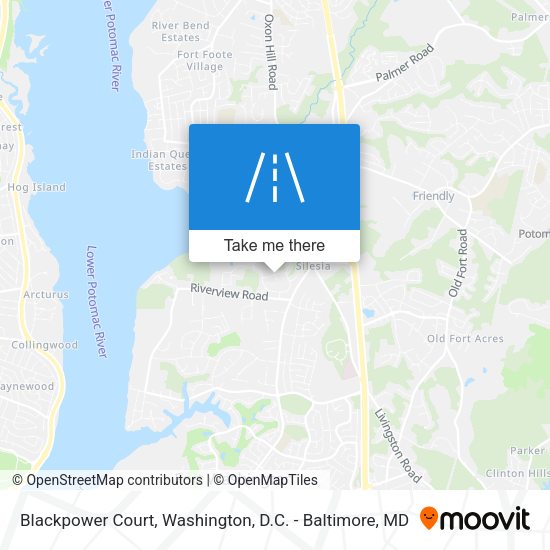 Blackpower Court map