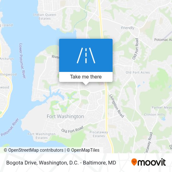 Bogota Drive map