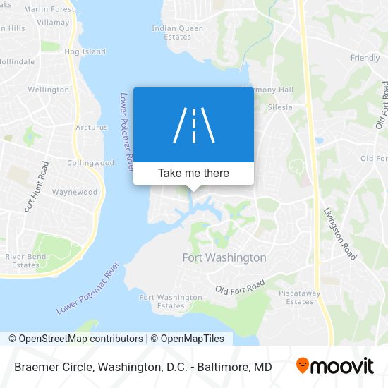Braemer Circle map