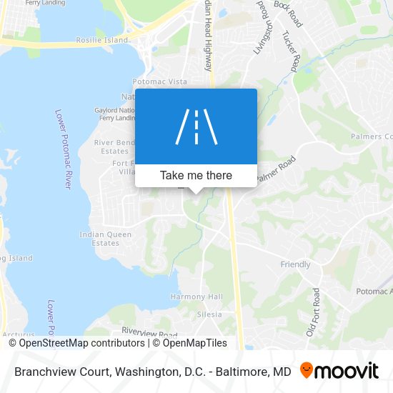 Branchview Court map