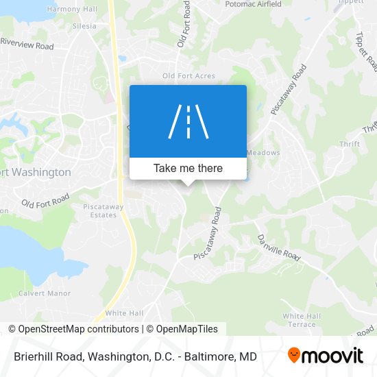 Brierhill Road map