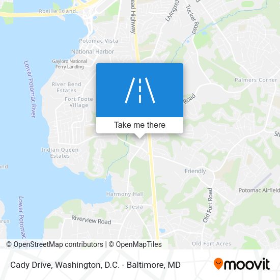 Mapa de Cady Drive