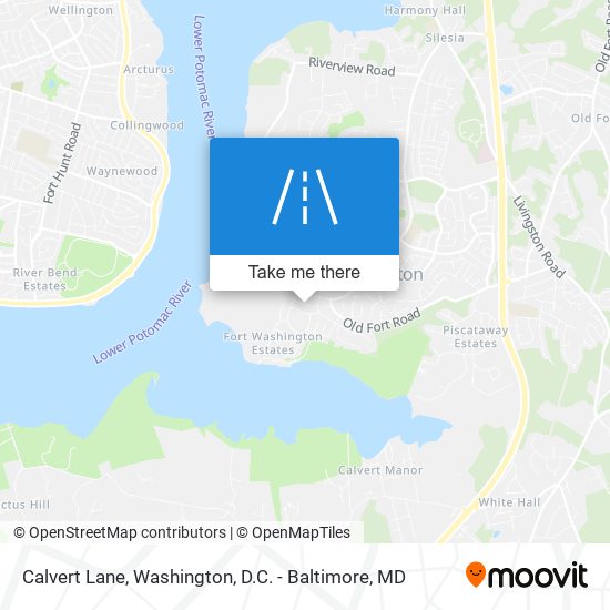 Calvert Lane map