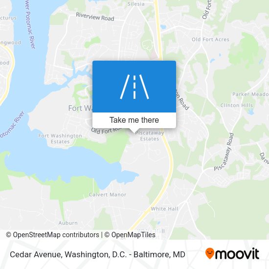 Cedar Avenue map