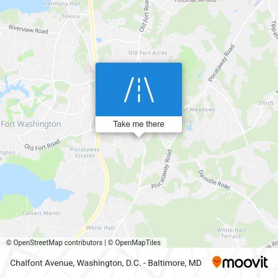 Chalfont Avenue map