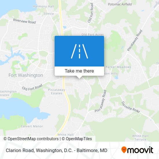 Mapa de Clarion Road