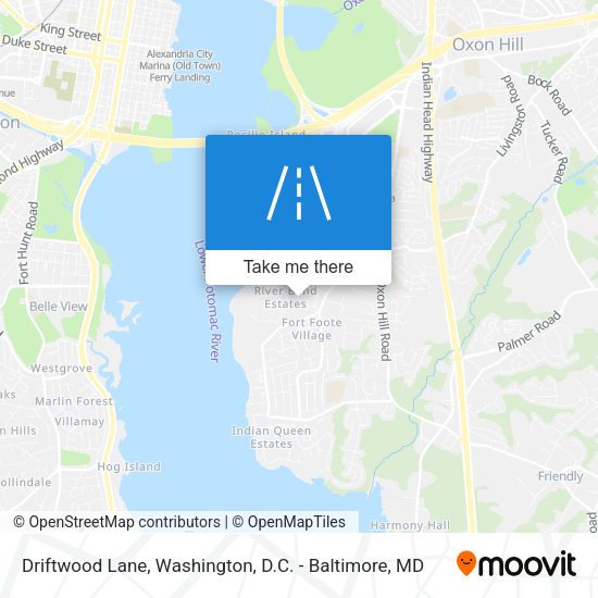 Driftwood Lane map