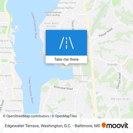 Mapa de Edgewater Terrace