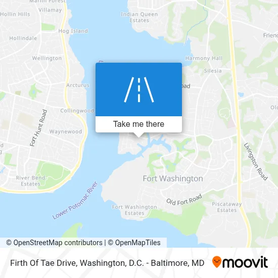 Firth Of Tae Drive map