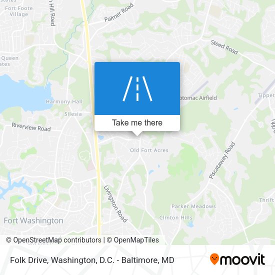 Folk Drive map