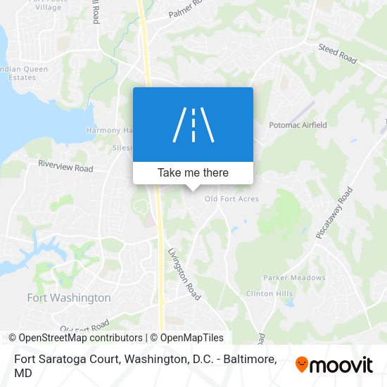 Fort Saratoga Court map