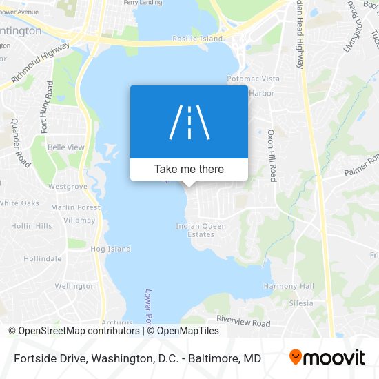 Fortside Drive map