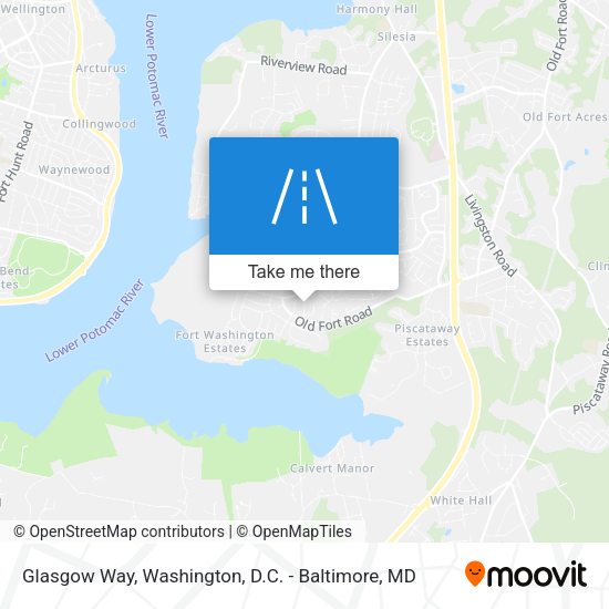 Glasgow Way map