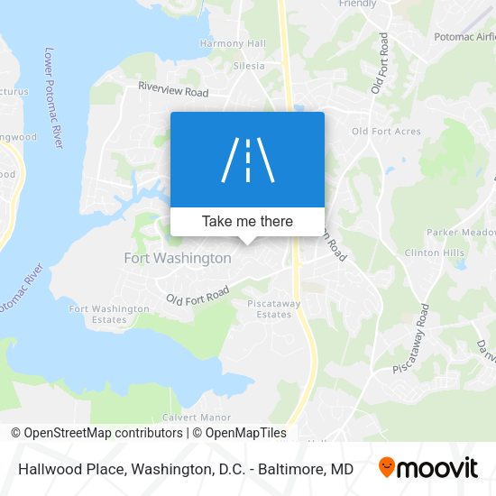 Mapa de Hallwood Place