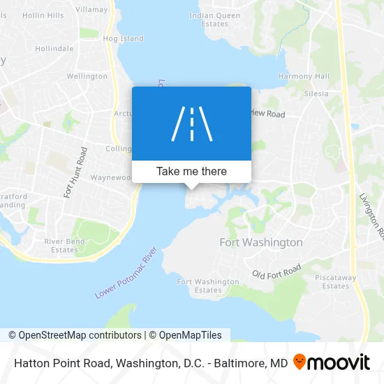 Hatton Point Road map