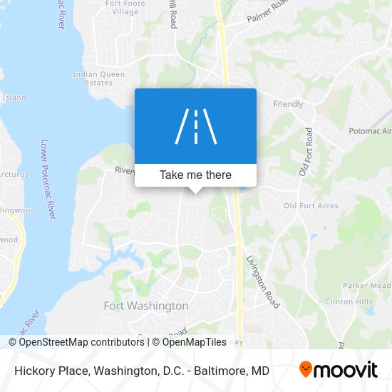 Hickory Place map