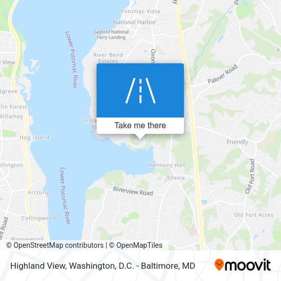 Highland View map