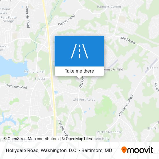 Hollydale Road map