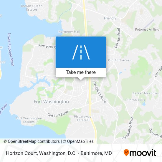 Horizon Court map