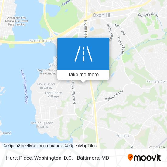 Hurtt Place map