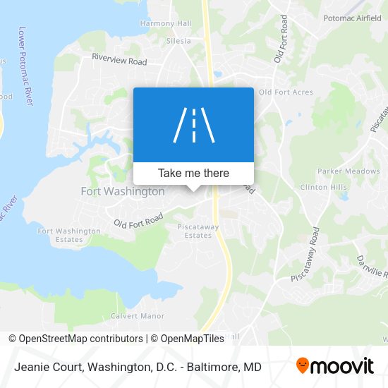 Jeanie Court map