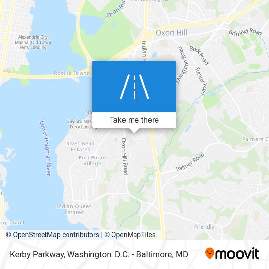 Kerby Parkway map