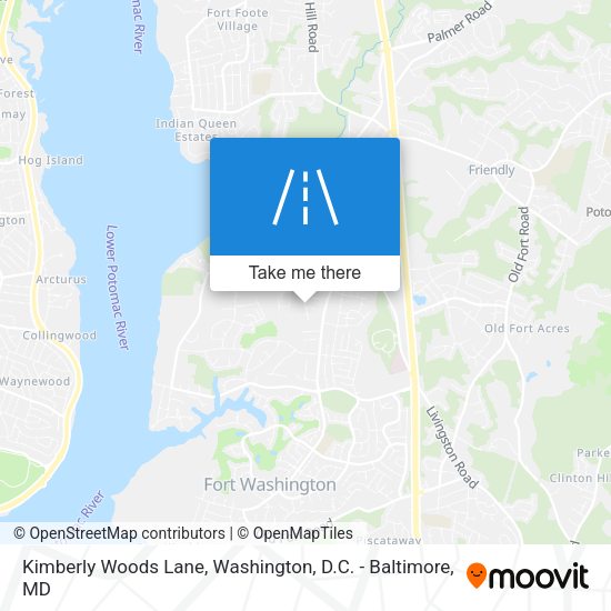 Mapa de Kimberly Woods Lane