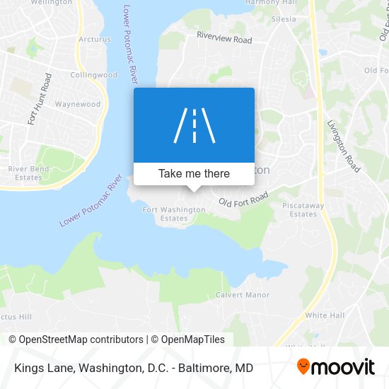 Kings Lane map