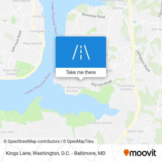 Kings Lane map