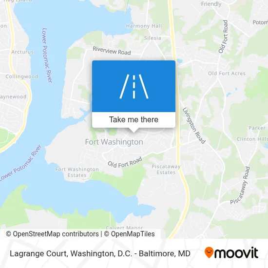 Lagrange Court map