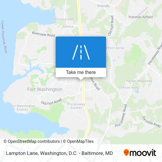 Lampton Lane map