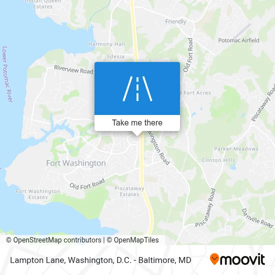 Lampton Lane map
