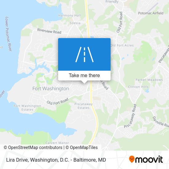 Lira Drive map