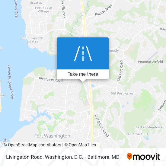 Livingston Road map