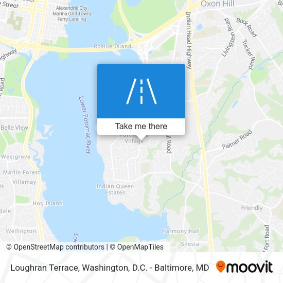 Loughran Terrace map
