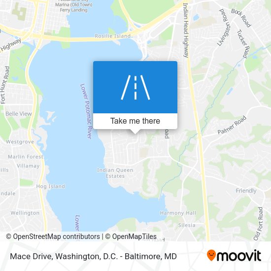 Mace Drive map